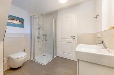 Ein Badezimmer in der Unterkunft Suite Wind & Wellen