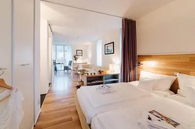 Ein Bett oder Betten in einem Zimmer der Unterkunft M2 Living Apartment No 2