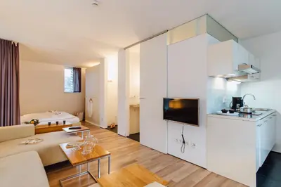 Küche/Küchenzeile in der Unterkunft M2 Living Apartment No 6