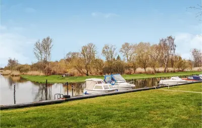 Blick auf einen Fluss in der Nähe der Ferienwohnung