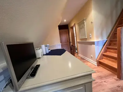 Küche/Küchenzeile in der Unterkunft Ferienhaus Brise - Singletörn