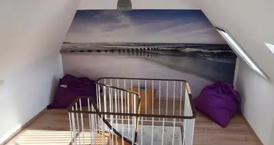 Ein Bett oder Betten in einem Zimmer der Unterkunft Birkenstr 14 Wg 15 
