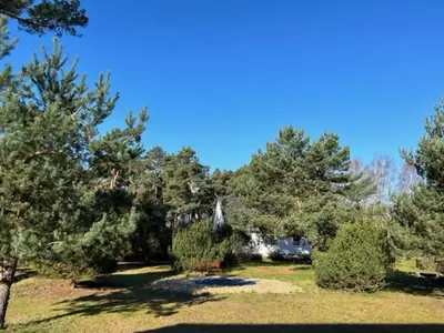 Ein Garten an der Unterkunft Ferienpark Buntspecht Apartment A