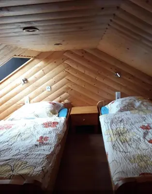 Ein Bett oder Betten in einem Zimmer der Unterkunft Haus Abendsonne