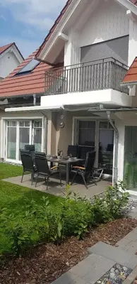 Das Gebäude in dem sich die Ferienwohnung befindet