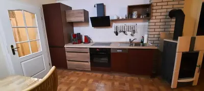 Küche/Küchenzeile in der Unterkunft Haus Seebrise