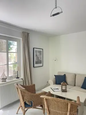 Ein Sitzbereich in der Unterkunft Fe-Wo Schifferberg Lodge