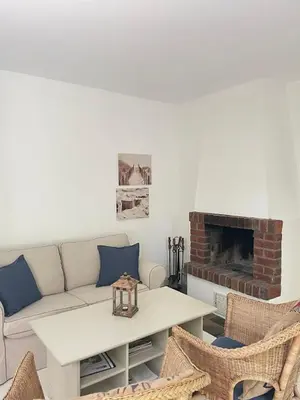 Ein Sitzbereich in der Unterkunft Fe-Wo Schifferberg Lodge