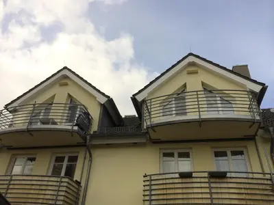 Das Gebäude in dem sich die Ferienwohnung befindet