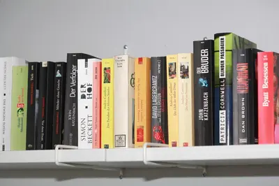 Die Bibliothek im Ferienhaus
