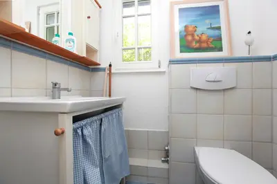 Ein Badezimmer in der Unterkunft Strandnest