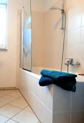 Ein Badezimmer in der Unterkunft Wildrose FW 1