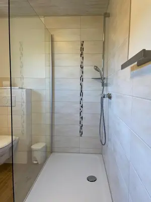 Ein Badezimmer in der Unterkunft Strandläufer