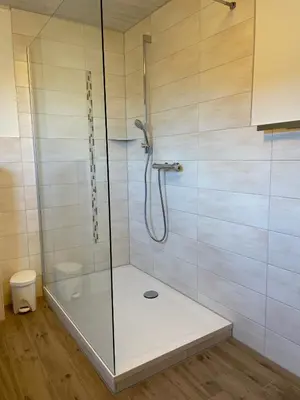 Ein Badezimmer in der Unterkunft Strandläufer