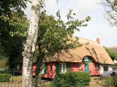 Das Gebäude in dem sich die Ferienwohnung befindet