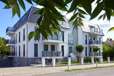 Das Gebäude in dem sich die Ferienwohnung befindet