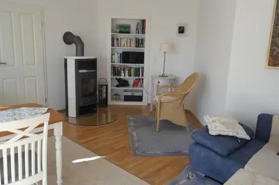 Ein Sitzbereich in der Unterkunft Wildrose FW 2