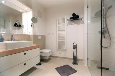 Ein Badezimmer in der Unterkunft Ferienwohnung Bickbeeren C2