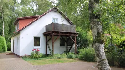 Das Gebäude in dem sich die Ferienwohnung befindet