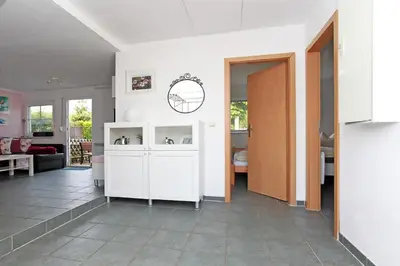 Küche/Küchenzeile in der Unterkunft Haus Sanddorn Hooghass FW3