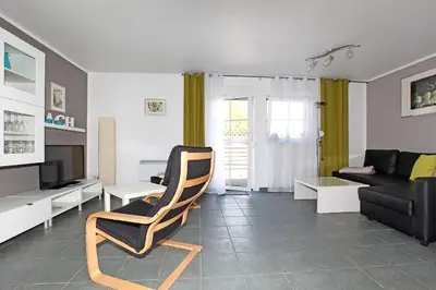 TV/Unterhaltungsangebot in der Unterkunft Haus Sanddorn Hooghass FW4