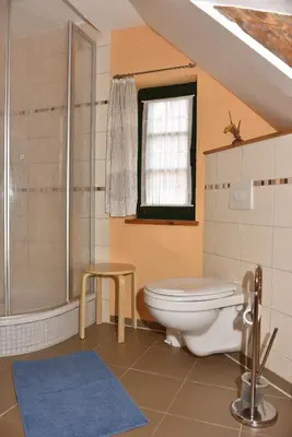 Ein Badezimmer in der Unterkunft Haus Reuter 