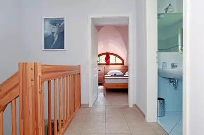 Ein Bett oder Betten in einem Zimmer der Unterkunft Meeresrauschen