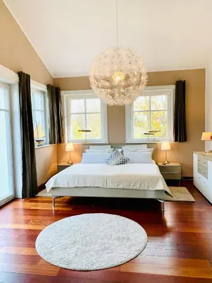 Ein Bett oder Betten in einem Zimmer der Unterkunft Strandquartier 31 