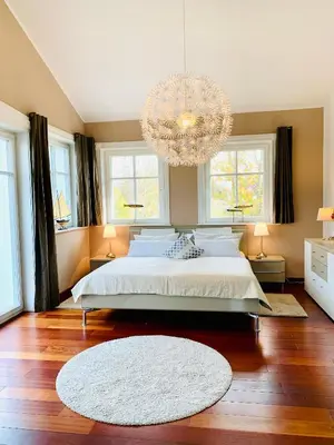 Ein Bett oder Betten in einem Zimmer der Unterkunft Strandquartier 31 