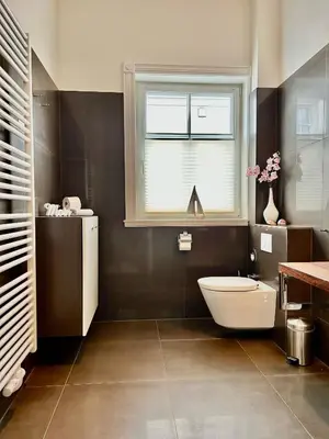 Ein Badezimmer in der Unterkunft Strandquartier 31 