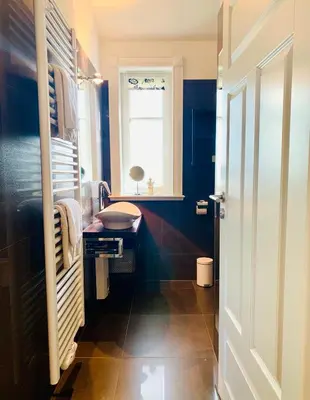 Ein Badezimmer in der Unterkunft Strandquartier 31 