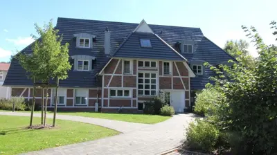 Das Gebäude in dem sich die Ferienwohnung befindet