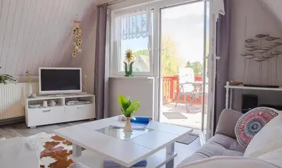 TV/Unterhaltungsangebot in der Unterkunft Sonnenblumenhaus 02