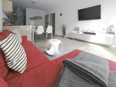 TV/Unterhaltungsangebot in der Unterkunft Ferienwohnung Toplaterne