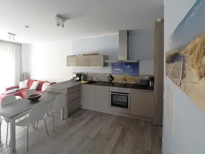 Küche/Küchenzeile in der Unterkunft Ferienwohnung Toplaterne