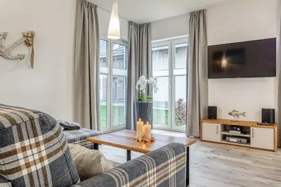 TV/Unterhaltungsangebot in der Unterkunft Haus Seestern - Suite Seeluft