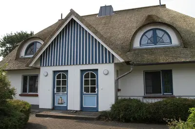 Das Gebäude in dem sich die Ferienwohnung befindet