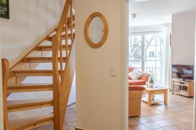 Ein Sitzbereich in der Unterkunft Achtern Diek 8a - Wohnung 5