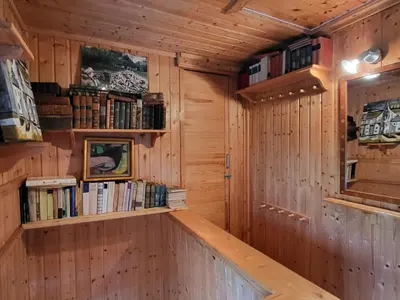 Die Bibliothek im Ferienhaus