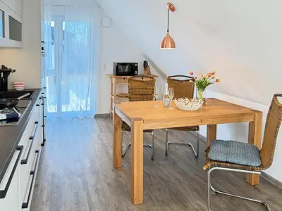 Küche/Küchenzeile in der Unterkunft Möwennest Nr 5