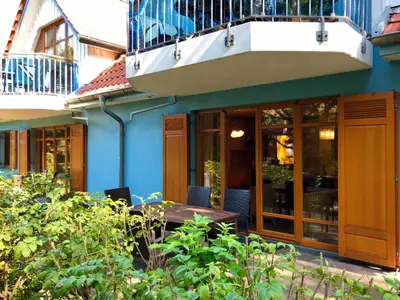 Das Gebäude in dem sich die Ferienwohnung befindet