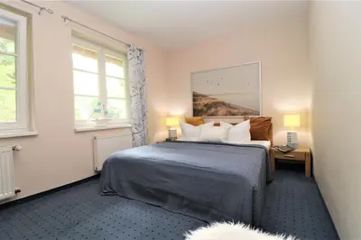 Ein Bett oder Betten in einem Zimmer der Unterkunft Haus Kienappel Haus Kienappel, App 01