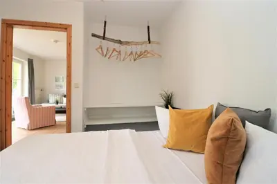 Ein Bett oder Betten in einem Zimmer der Unterkunft Haus Kienappel Haus Kienappel, App 02