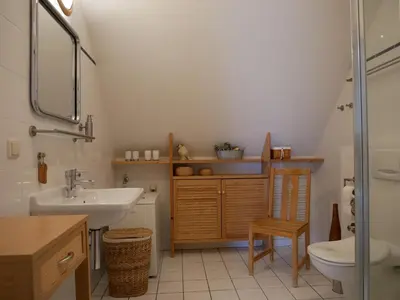 Ein Badezimmer in der Unterkunft App 12, Holzerland