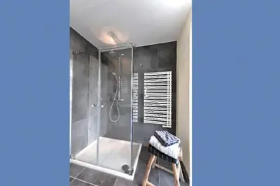 Ein Badezimmer in der Unterkunft Residenz am Hafen Suite Nordlicht