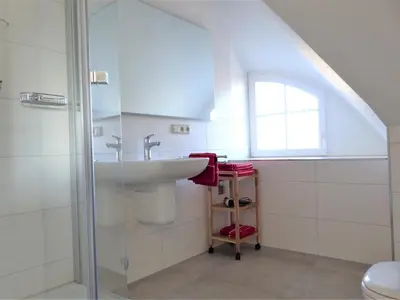 Ein Badezimmer in der Unterkunft Strandsuite