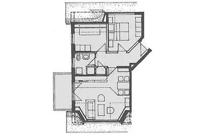 Grundriss der Unterkunft Birkenhof App 08
