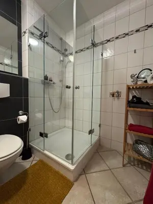 Ein Badezimmer in der Unterkunft Birkenhof App 13