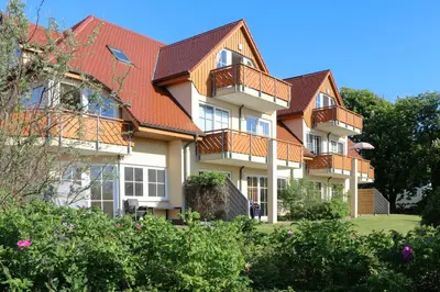 Das Gebäude in dem sich die Ferienwohnung befindet