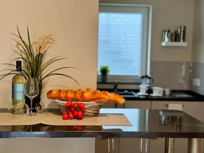Essen in der Ferienwohnung oder in der Nähe